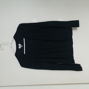 Black lightweight open front cardigan size medium